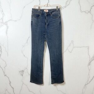 Wrangler Women's High Rise Straight Leg Jeans Classic Dark Wash‎ Denim